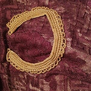 Vintage faux pearl choker